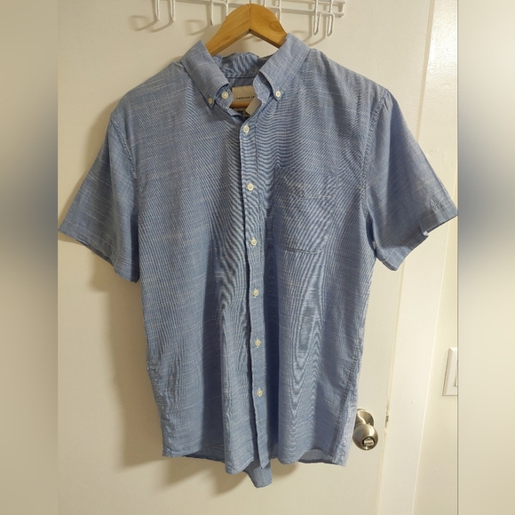 American Eagle Outfitters Other - Men's Blue Button-Down Shirt